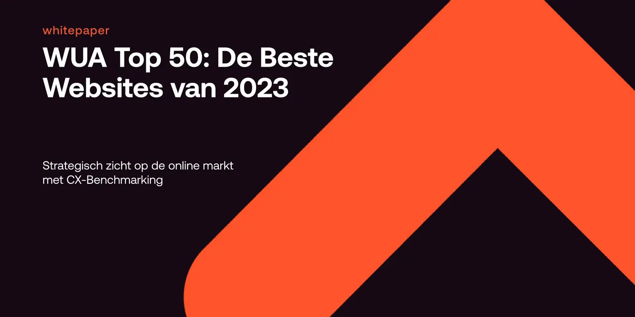 WUA Top 50 2023: strategisch zicht met CX-benchmarking