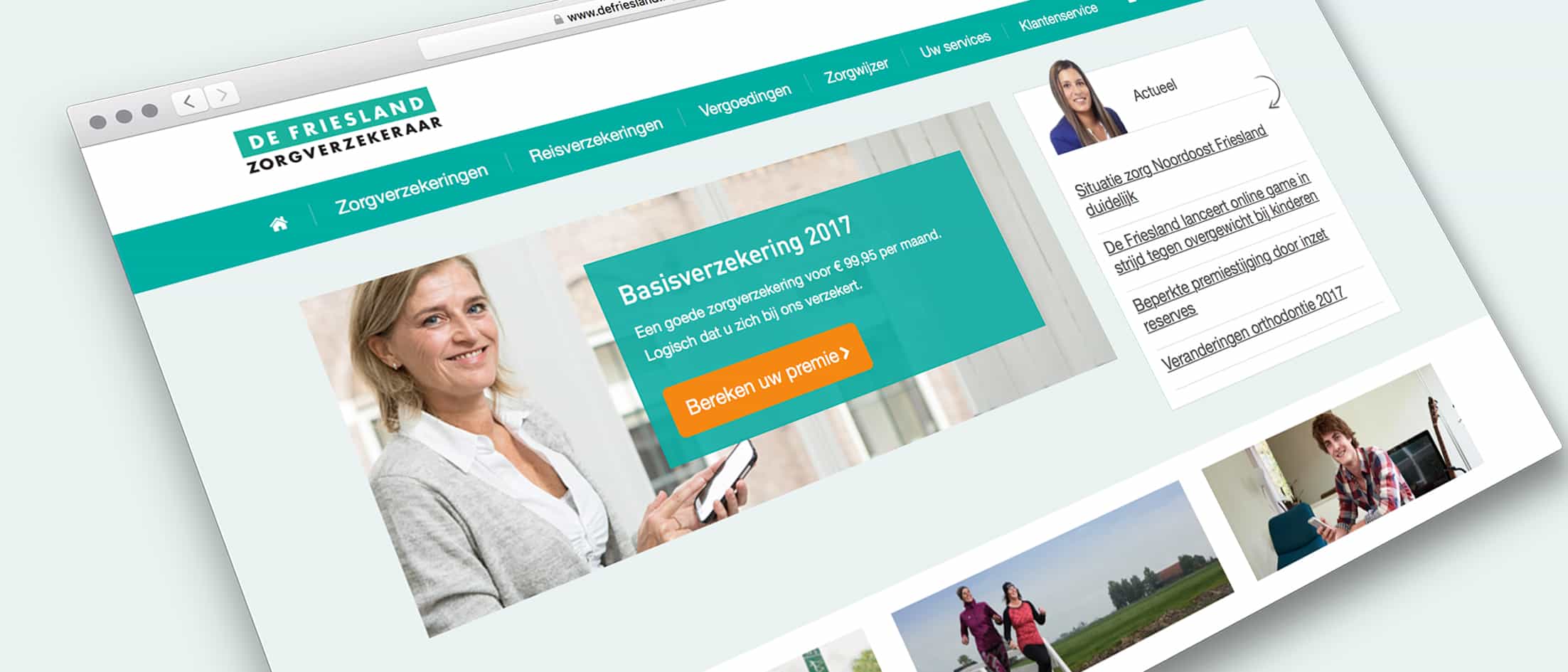 What you can learn from DeFriesland.nl: Fast riser in the WUA Health Insurance research 2017