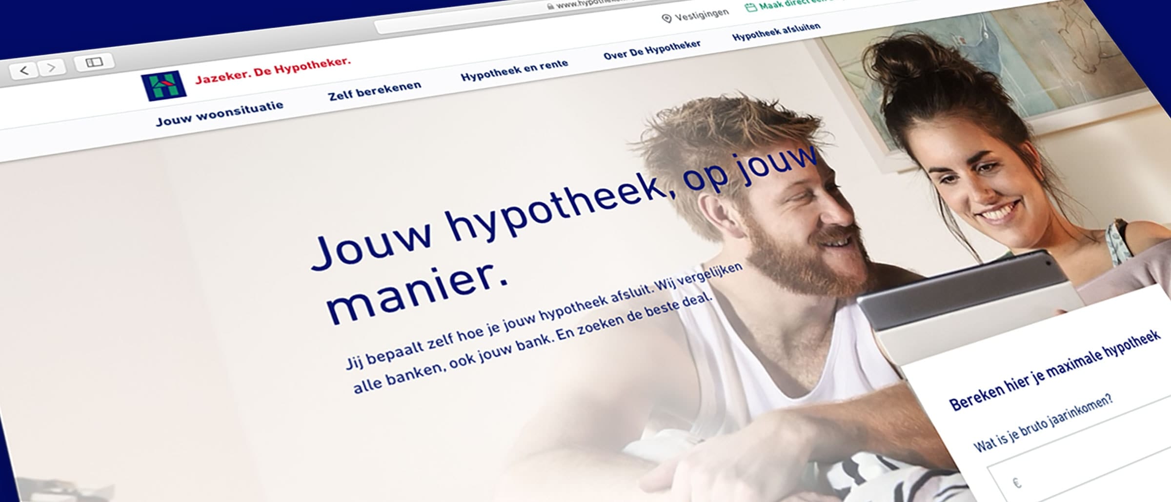 Hypotheker.nl effectively uses Cialdini principle