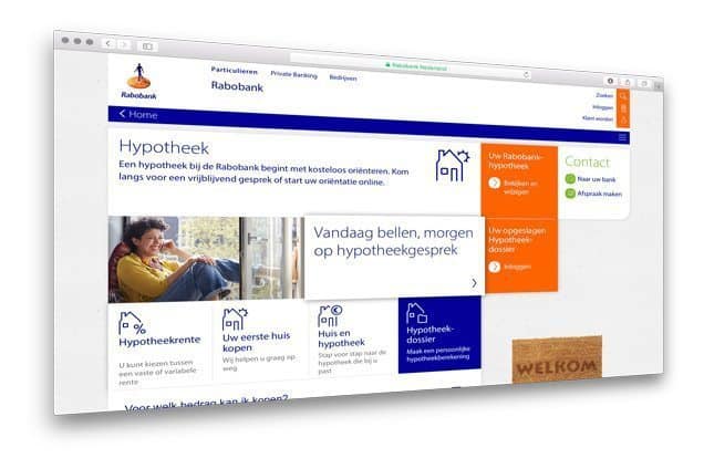 Three lessons from Rabobank.nl for mortgage providers